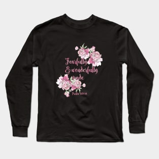 Bible psalm Fearfully Long Sleeve T-Shirt